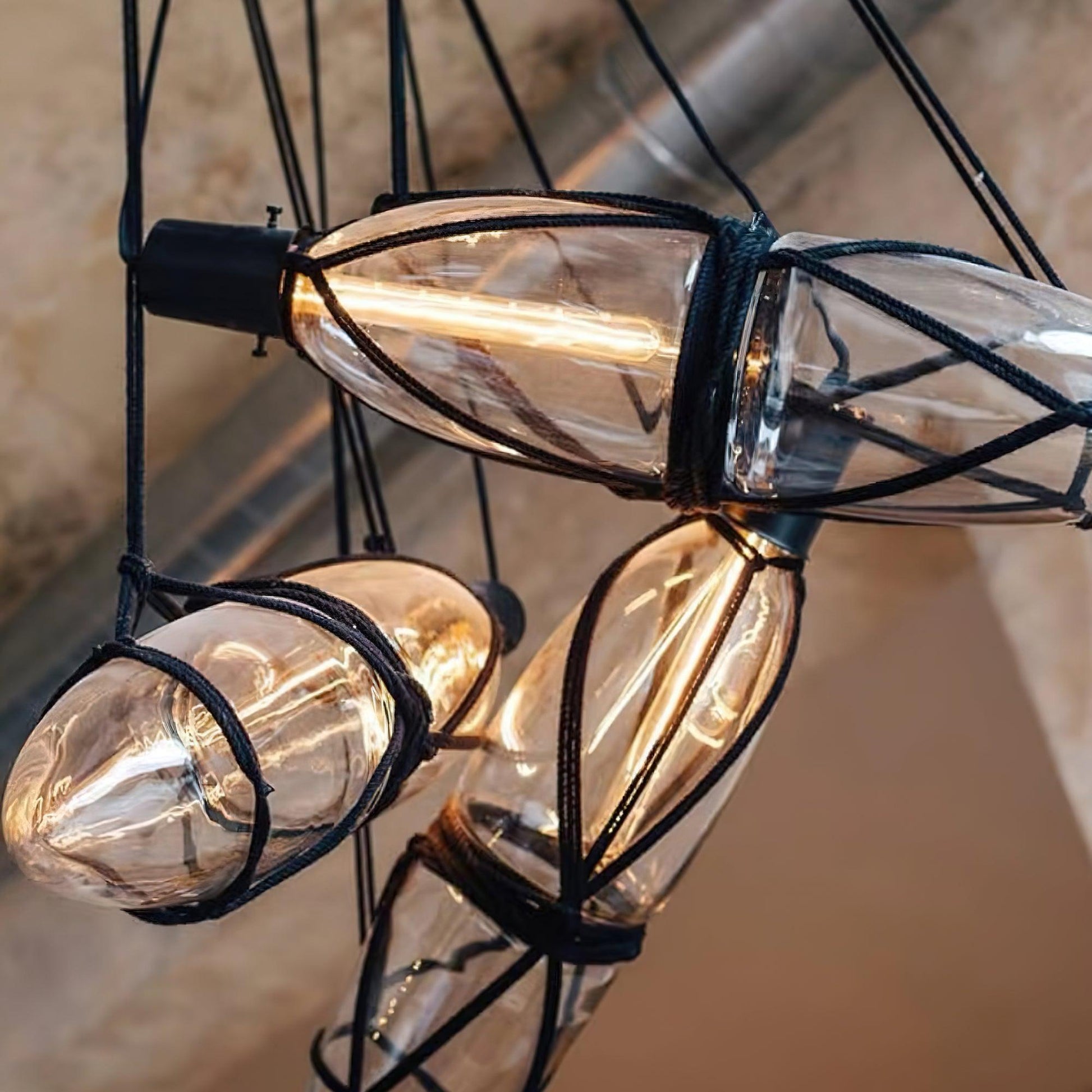 Sior Individual Creativity Bottle Glass Pendant Lamp-Neutral Decor