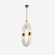 Pendant Light Chain Link Modern Stainless Steel Hanging Lamp