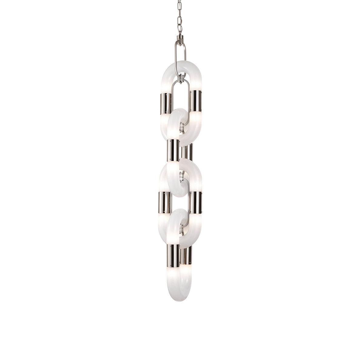Pendant Light Chain Link Modern Stainless Steel Hanging Lamp