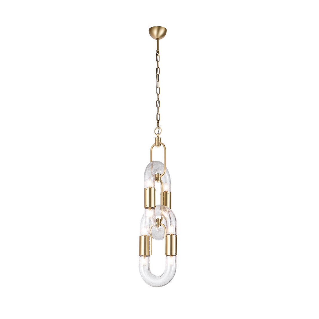 Pendant Light Chain Link Modern Stainless Steel Hanging Lamp