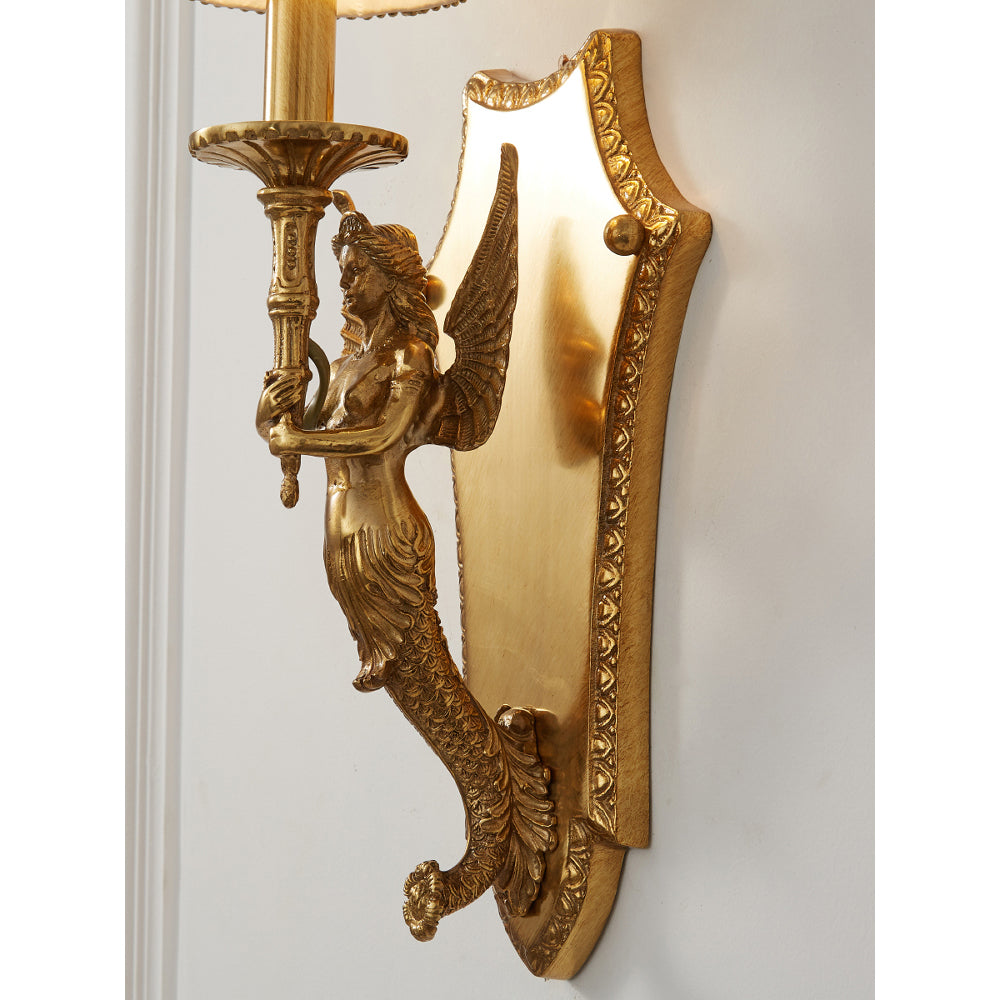 Top-down view of the Caterina Wall Lamp.