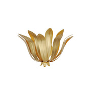 Dahlia Brass Wall Lamp