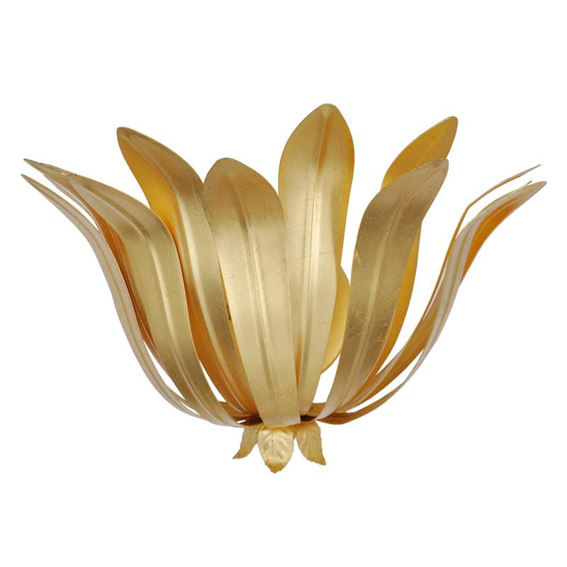 Dahlia Brass Wall Lamp