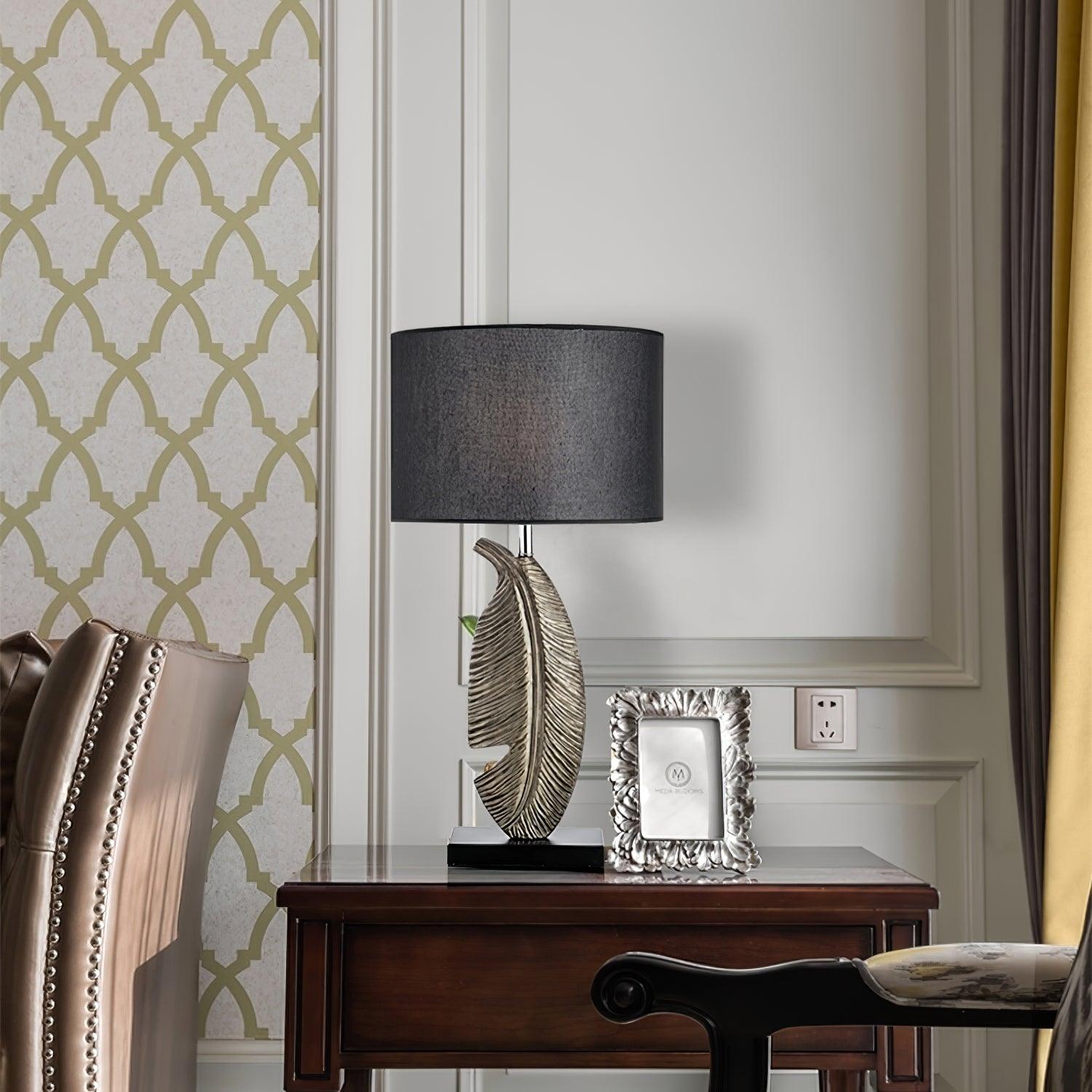 Atticus Modern Table Lamp-Neutral Decor