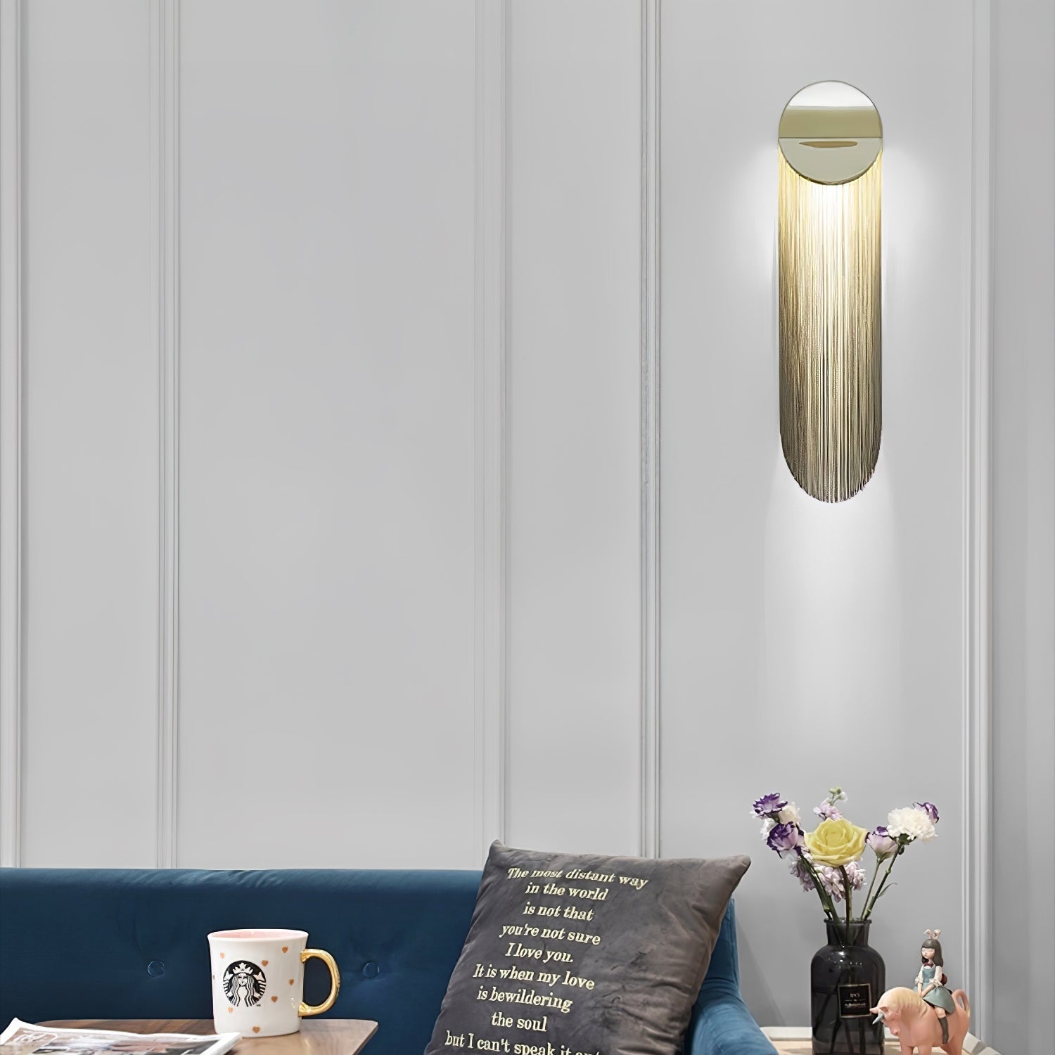 Aursilila Premium Art Sconce Wall lamp-Neutral Decor