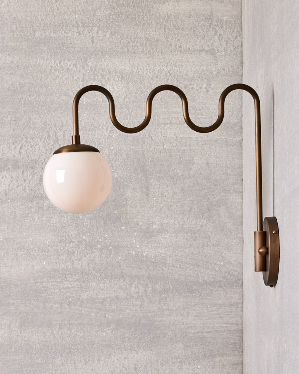 White finish option for the Cecil Wall Sconce.