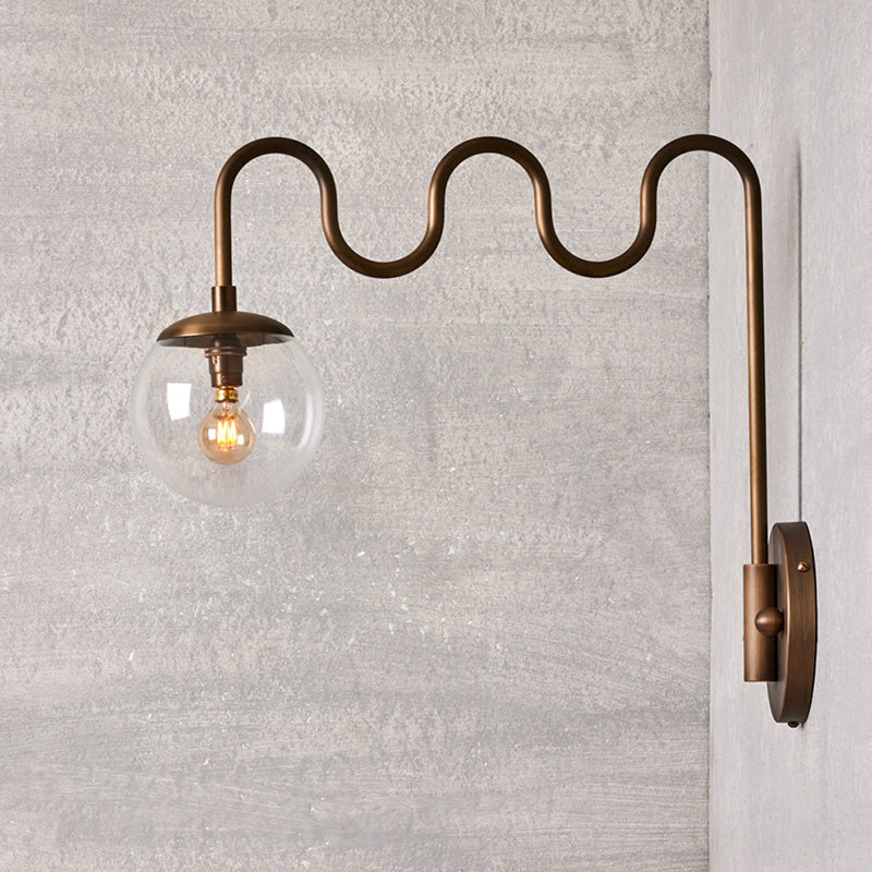 Lifestyle image showing the sconce in a hallway.