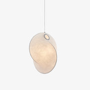 Verine Sculptural Mulberry Silk Pendant Light-Neutral Decor