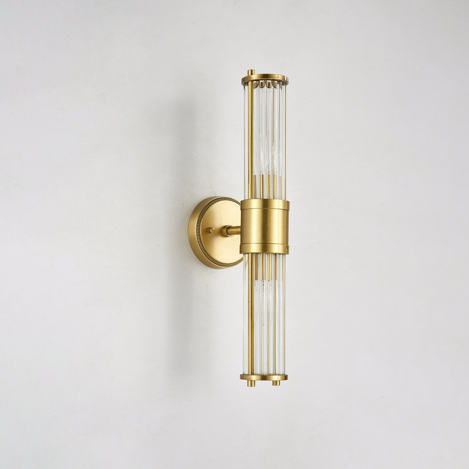 Vevenisra Nordic Art Cylinder Glass Wall Light-Neutral Decor