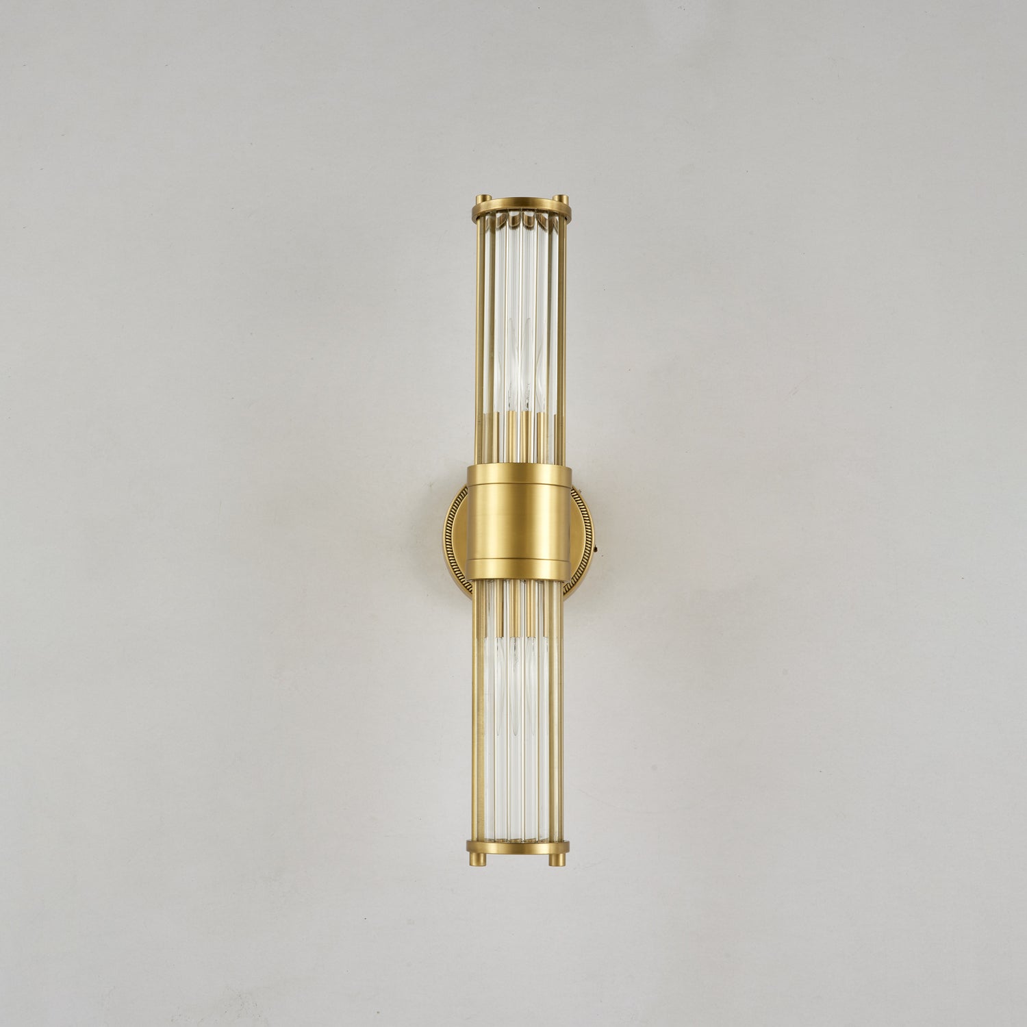 Vevenisra Nordic Art Cylinder Glass Wall Light-Neutral Decor