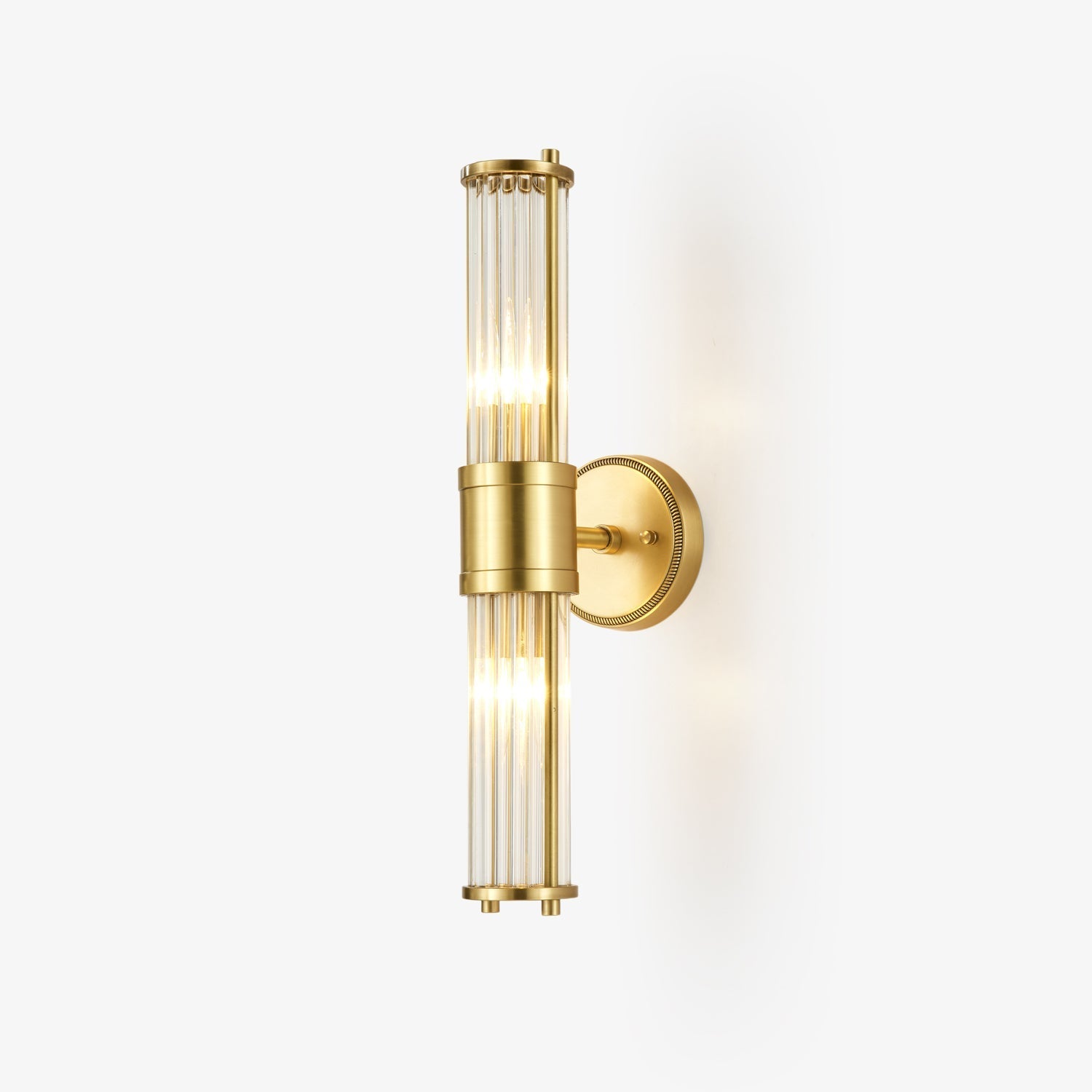 Vevenisra Nordic Art Cylinder Glass Wall Light-Neutral Decor