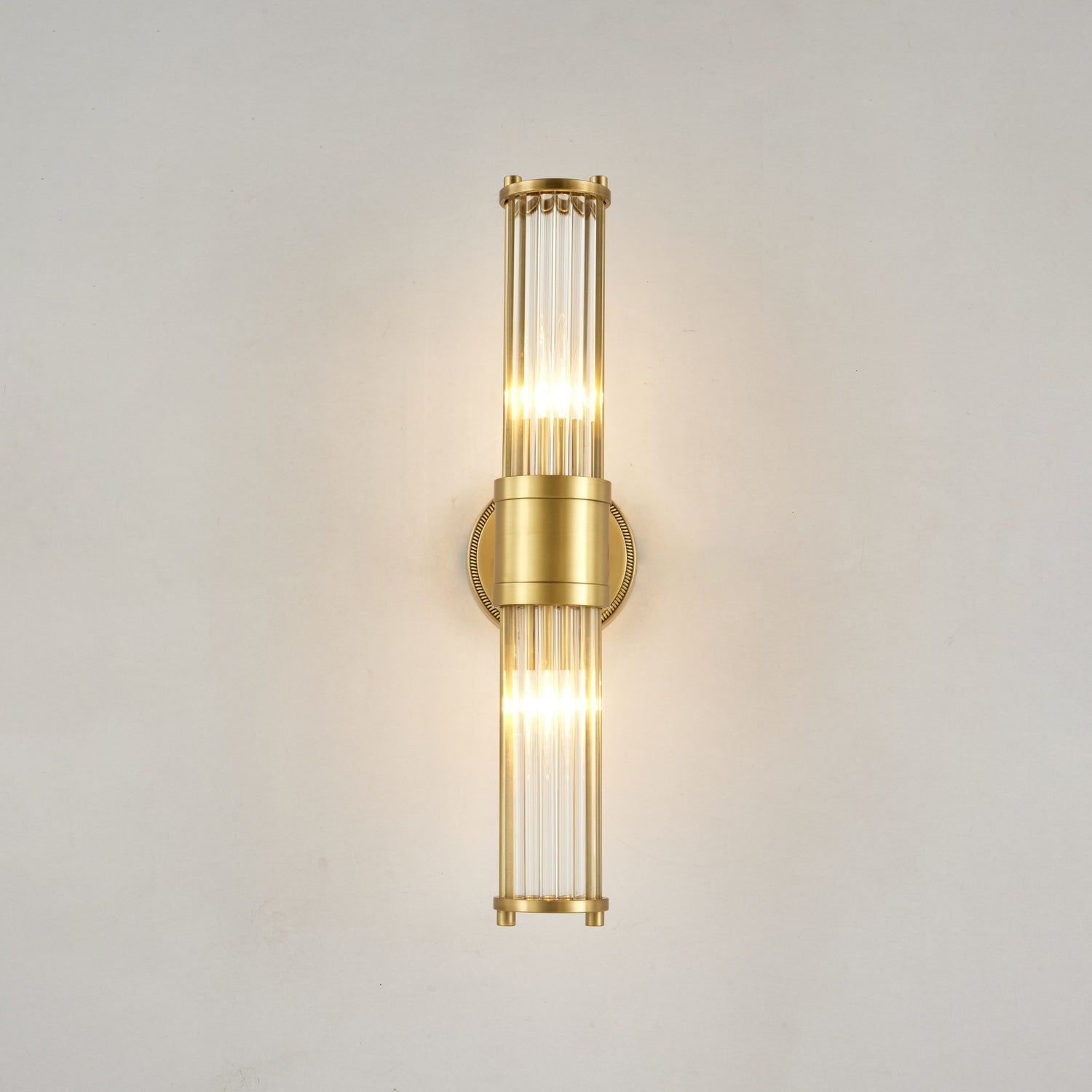 Vevenisra Nordic Art Cylinder Glass Wall Light-Neutral Decor