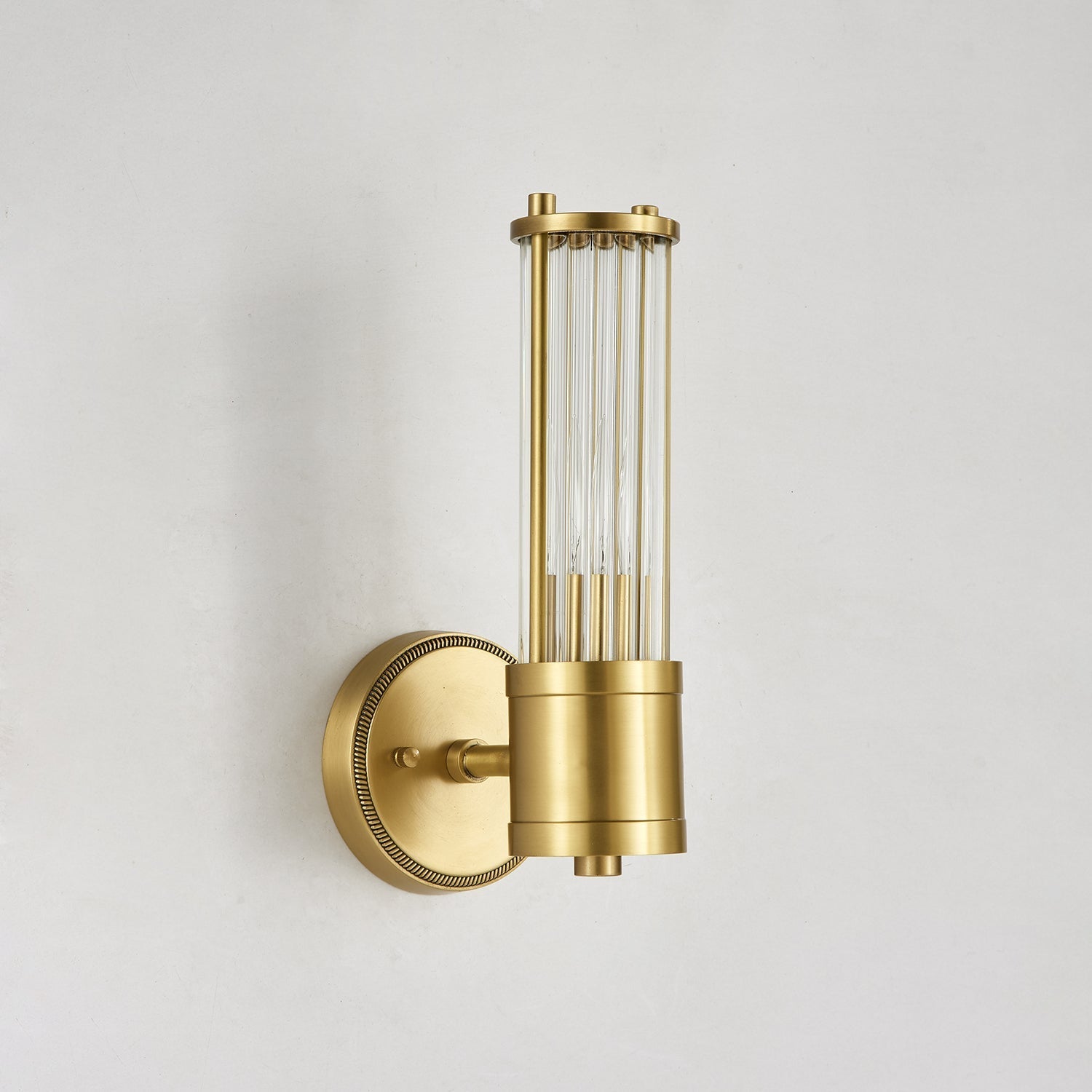 Vevenisra Nordic Art Cylinder Glass Wall Light-Neutral Decor