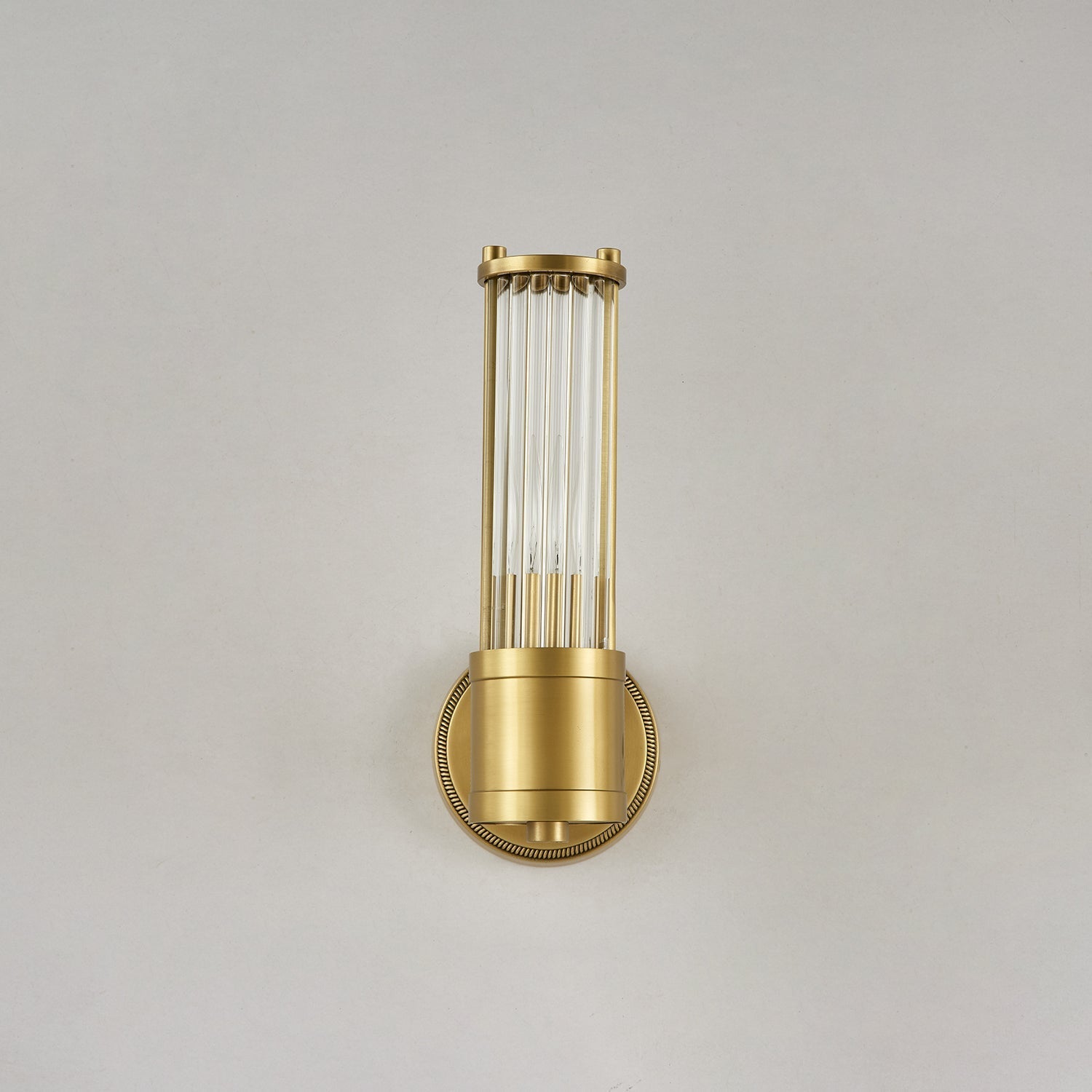 Vevenisra Nordic Art Cylinder Glass Wall Light-Neutral Decor