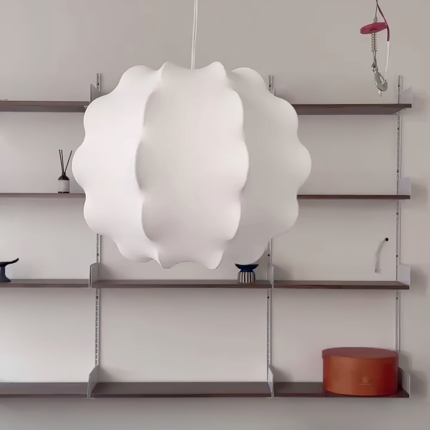 Elora Silk Scandinavian Pendant Lamp-Neutral Decor