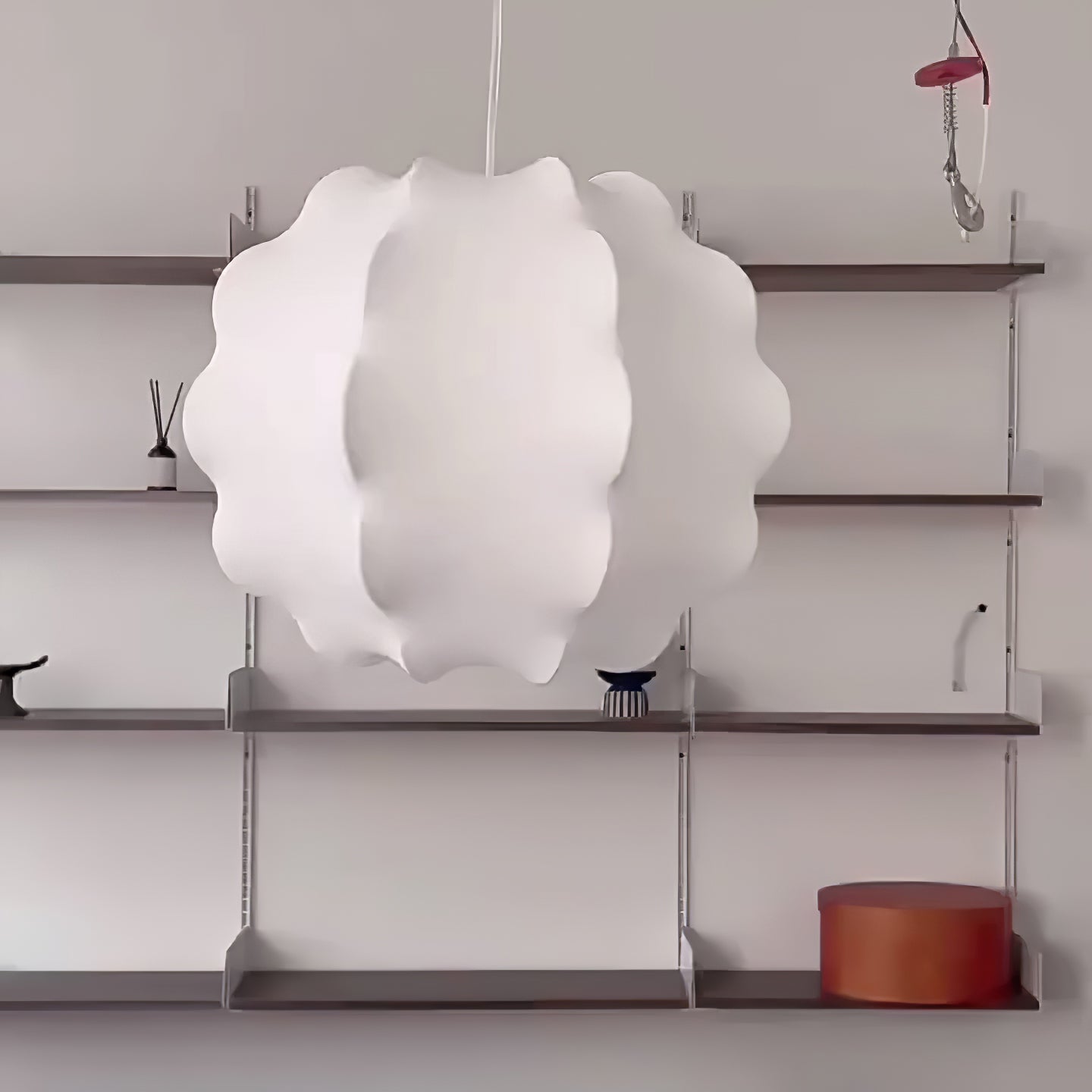 Elora Silk Scandinavian Pendant Lamp-Neutral Decor