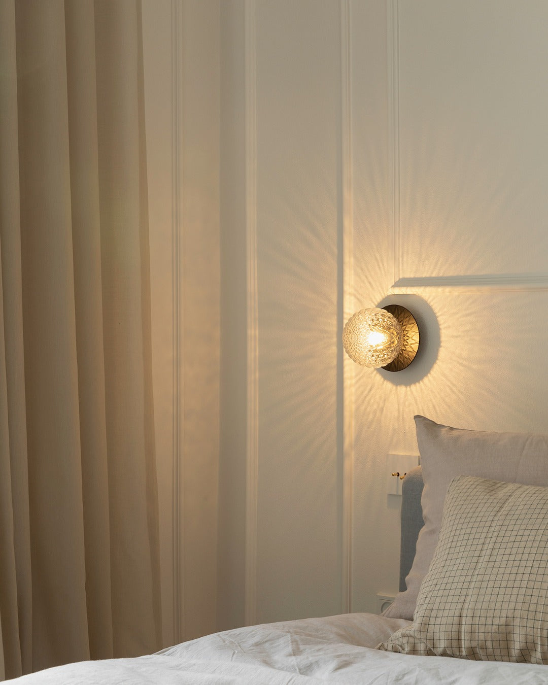 Irinor Premium Nordic Art Brass Wall Lamp-Neutral Decor
