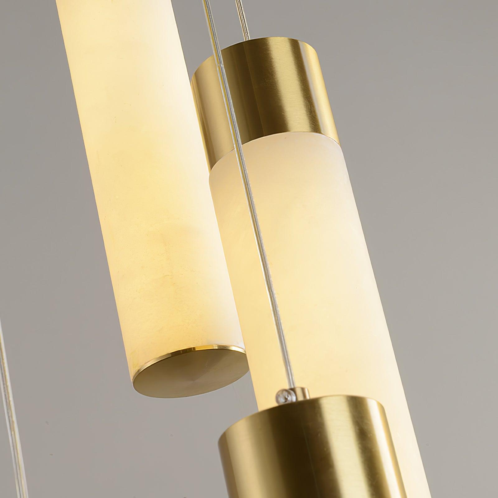 Aurelia Modern Alabaster Pendant Chandelier-Neutral Decor