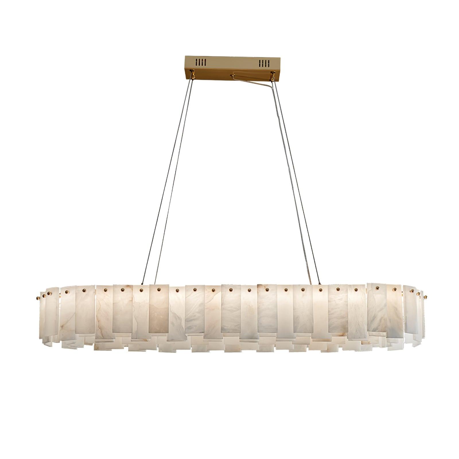 Vodore Alabaster Pendant Light-Neutral Decor