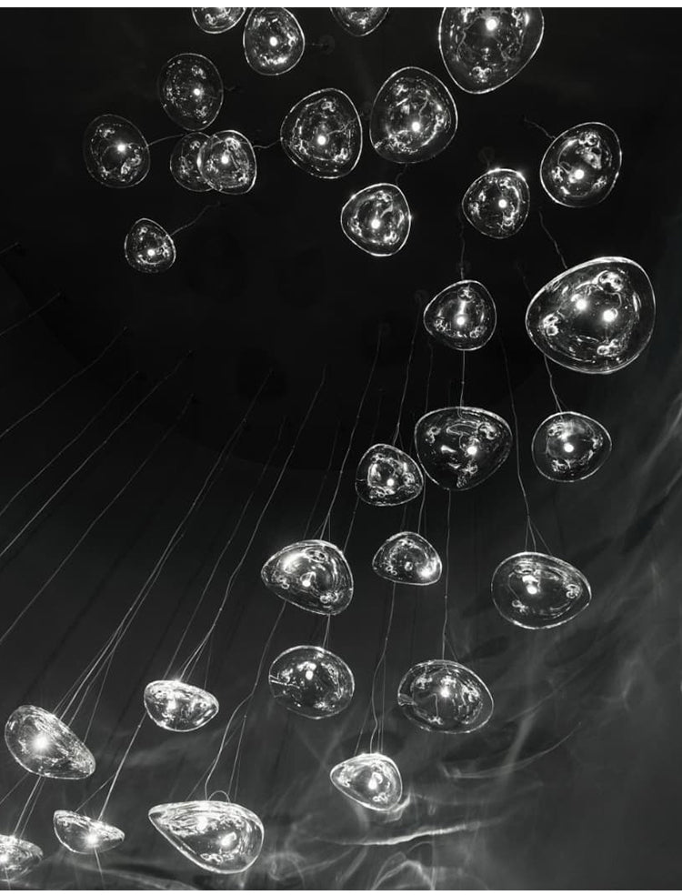 Manta Drift Chandelier-Neutral Decor