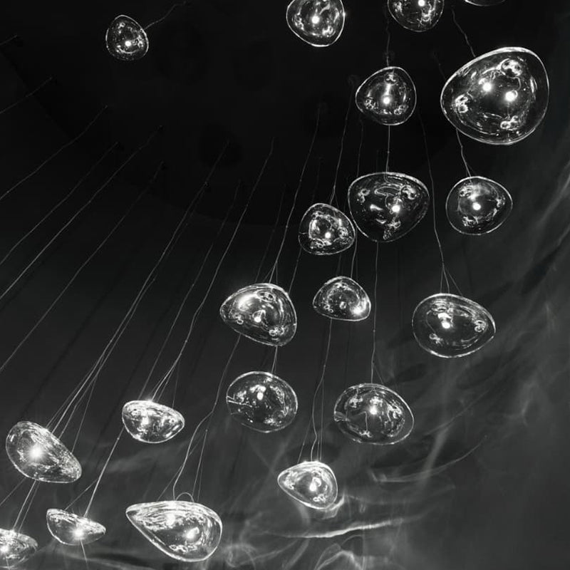 Manta Drift Chandelier-Neutral Decor