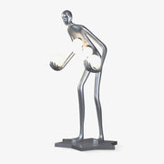Silvaris Sculptural Floor Lamp-Neutral Decor
