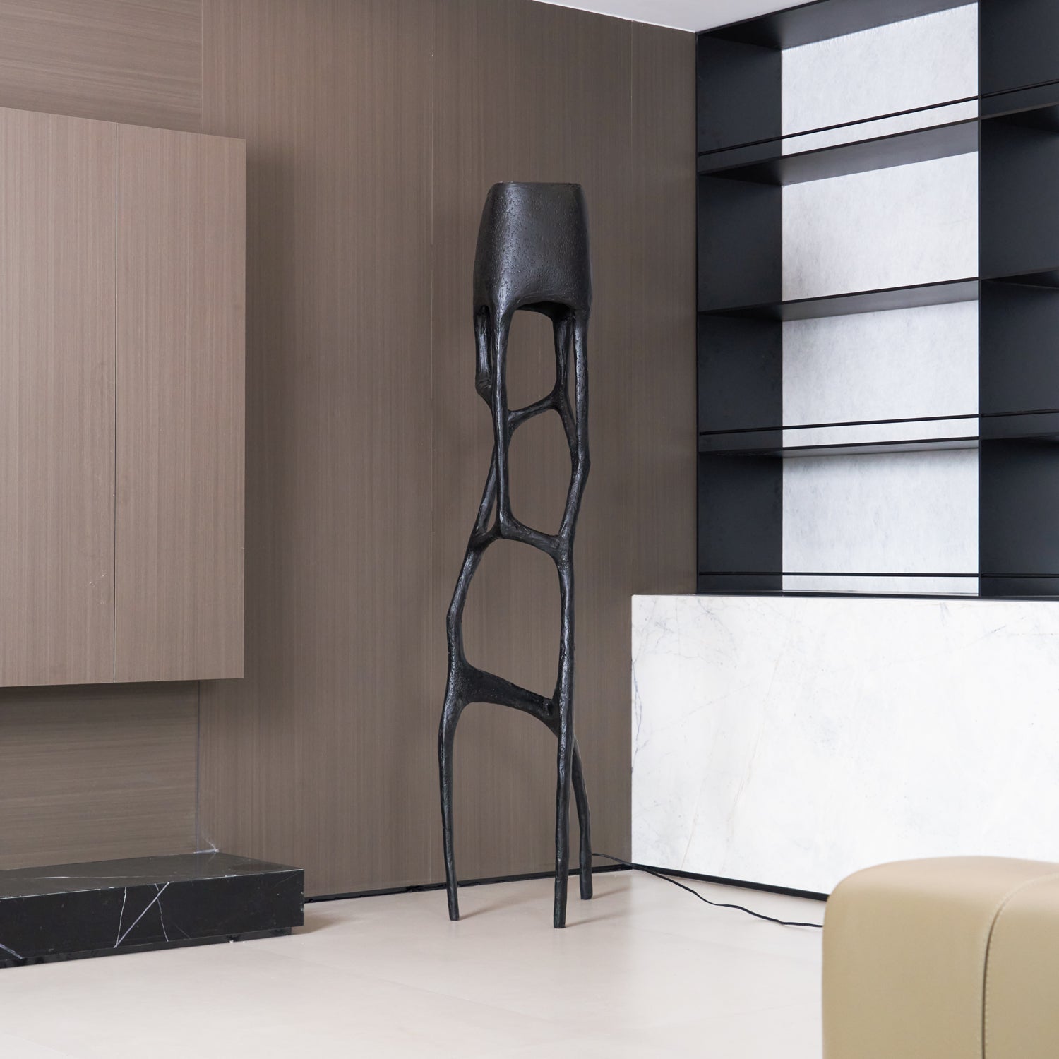 Gothic Sculpture Floor Lamp-Neutral Decor
