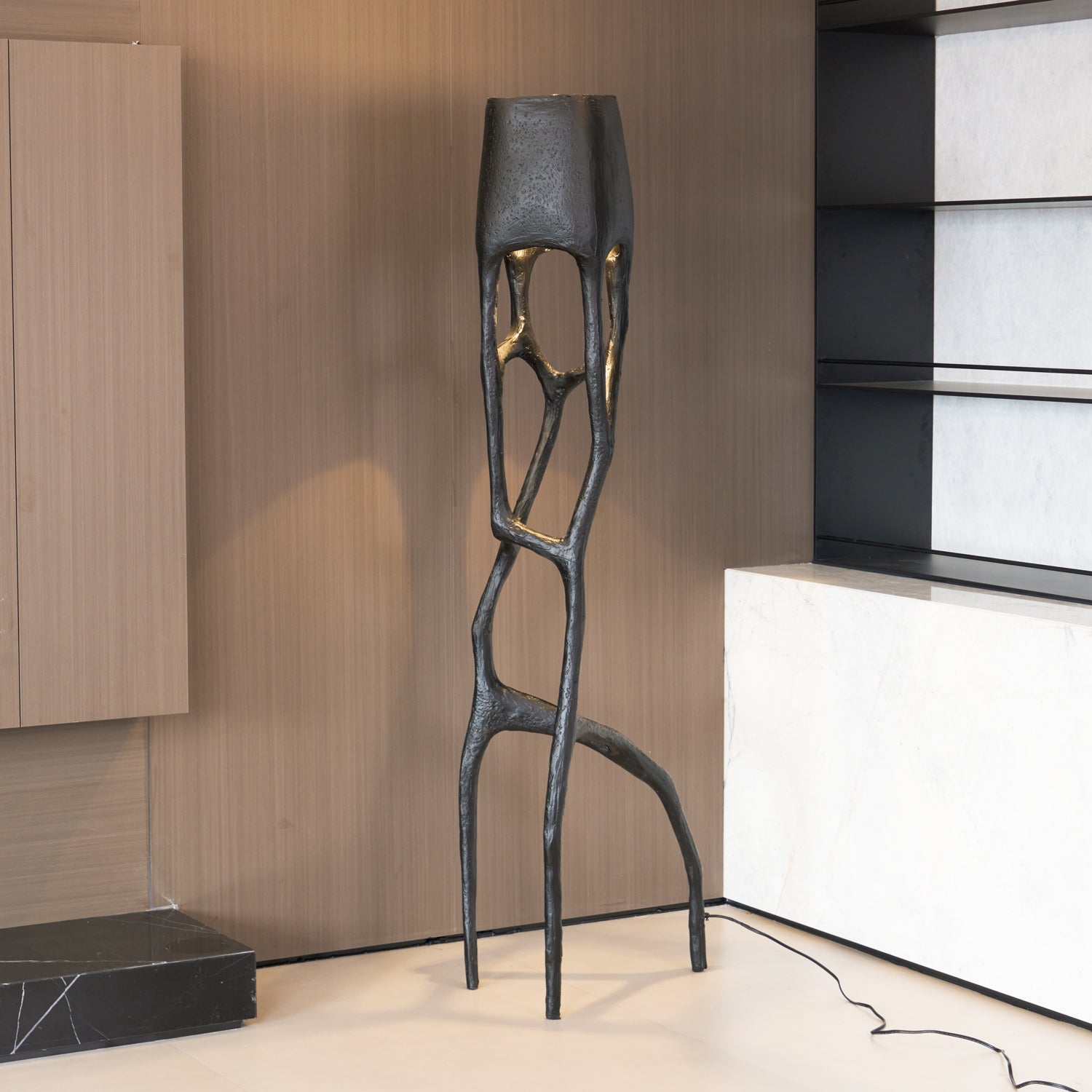 Gothic Sculpture Floor Lamp-Neutral Decor