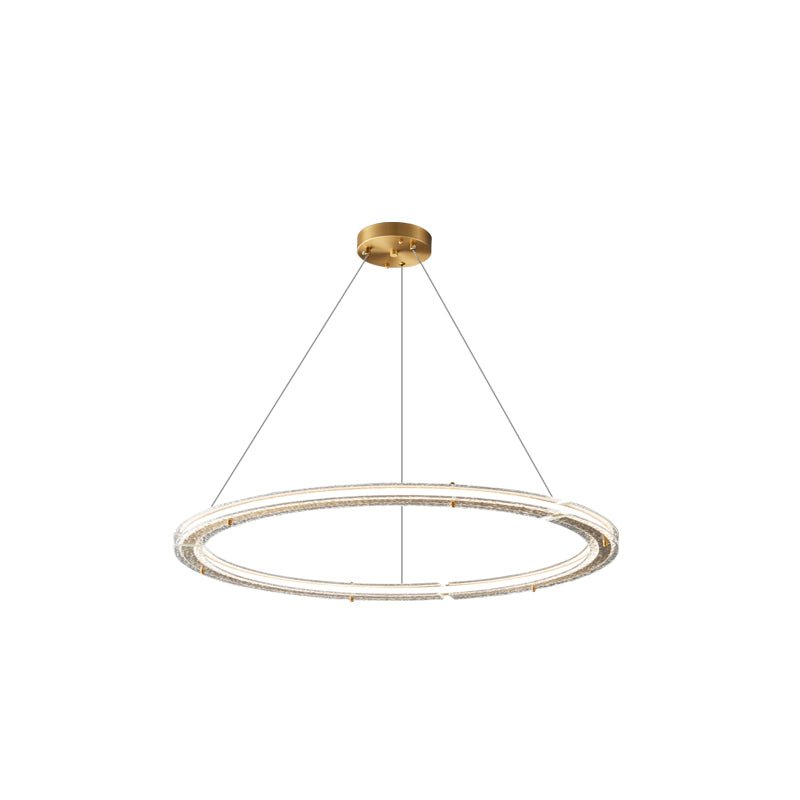 Lunara Dual-Ring Crystal Chandelier-Neutral Decor