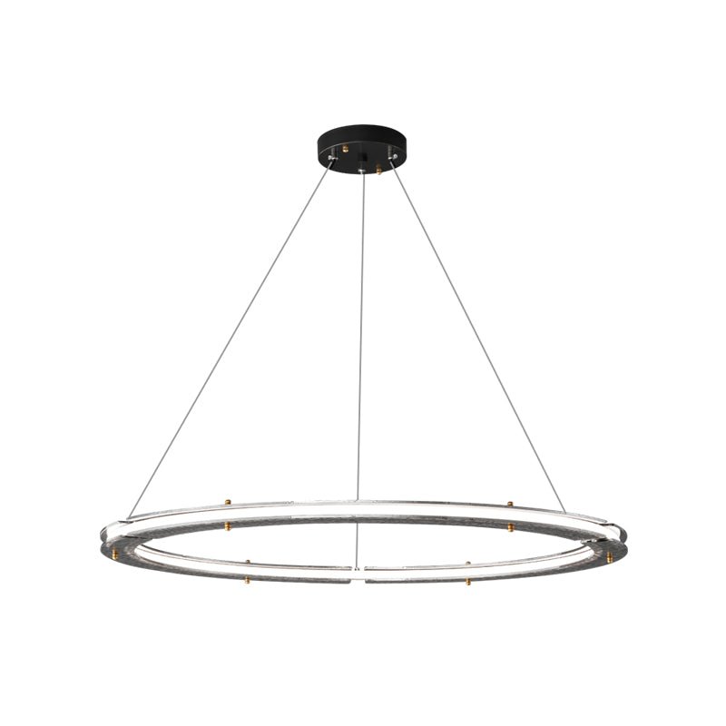 Lunara Dual-Ring Crystal Chandelier-Neutral Decor