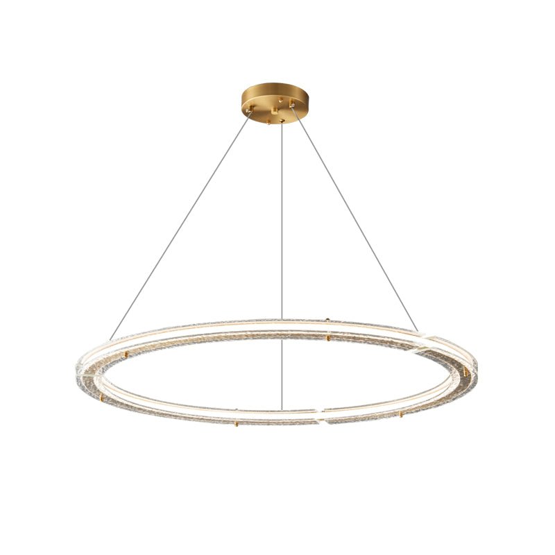 Lunara Dual-Ring Crystal Chandelier-Neutral Decor