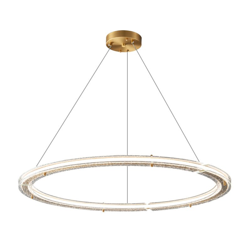 Lunara Dual-Ring Crystal Chandelier-Neutral Decor