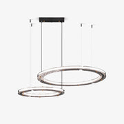 Lunara Dual-Ring Crystal Chandelier-Neutral Decor