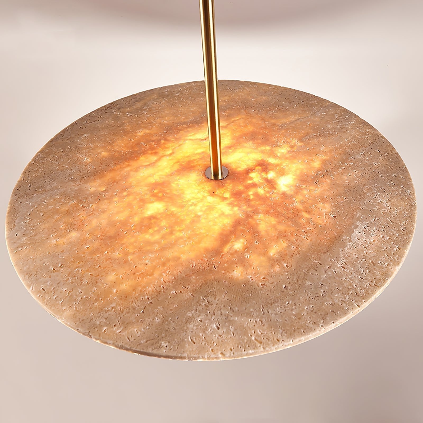 Vera Travertine Pendant Light-Neutral Decor