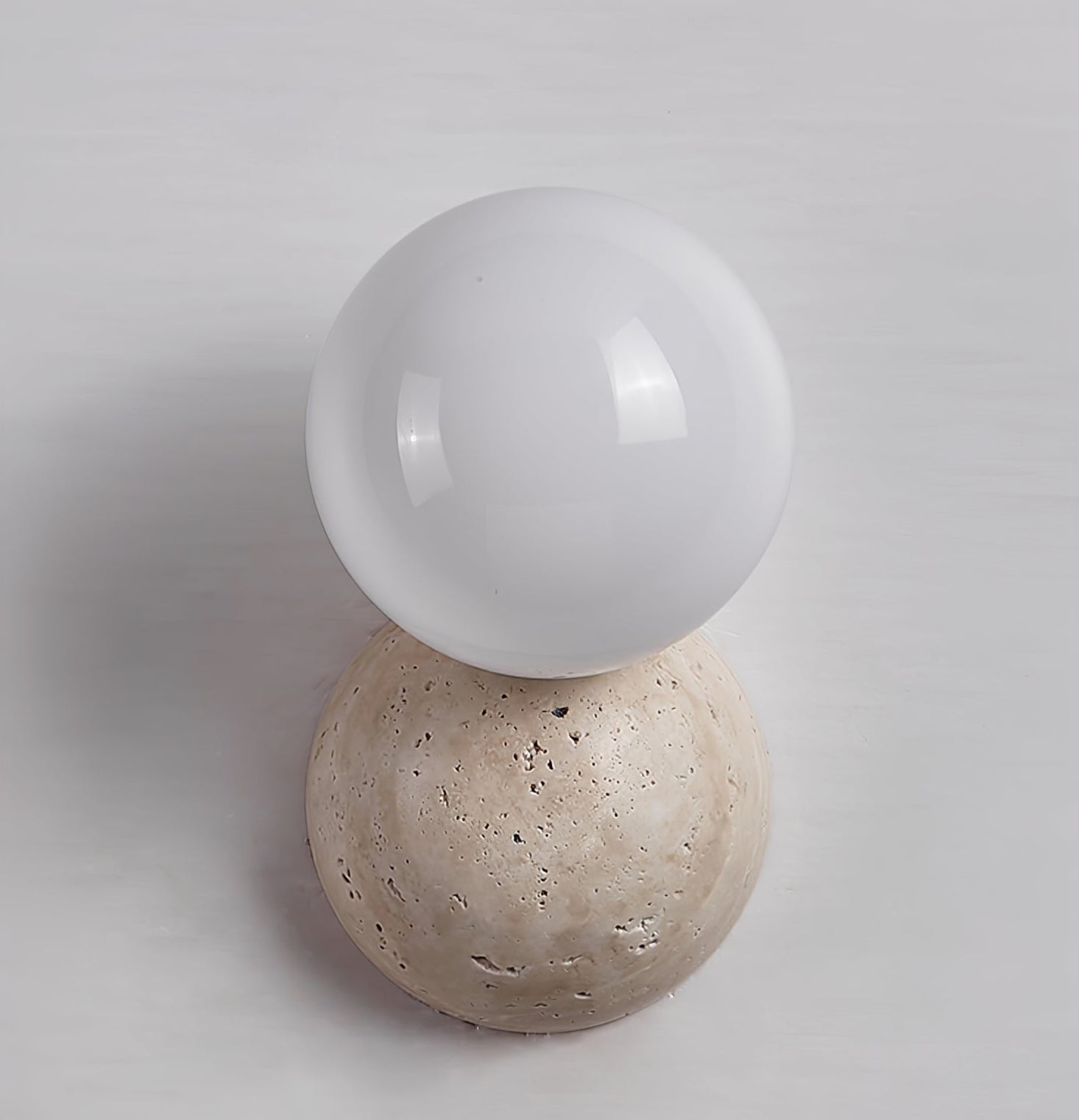 Cethair Travertine Wall Light-Neutral Decor