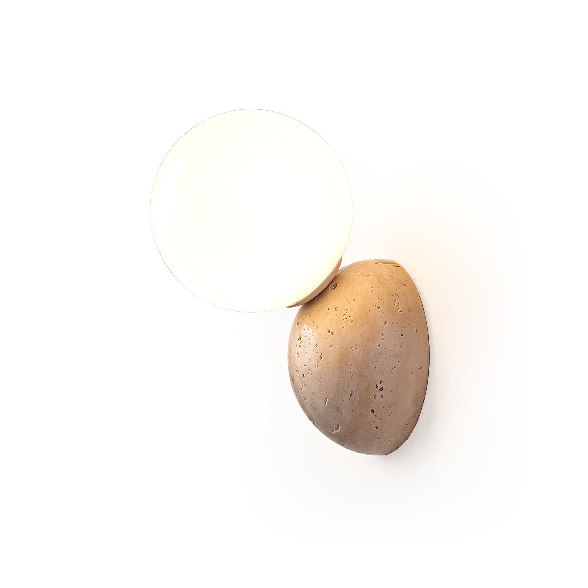 Cethair Travertine Wall Light-Neutral Decor
