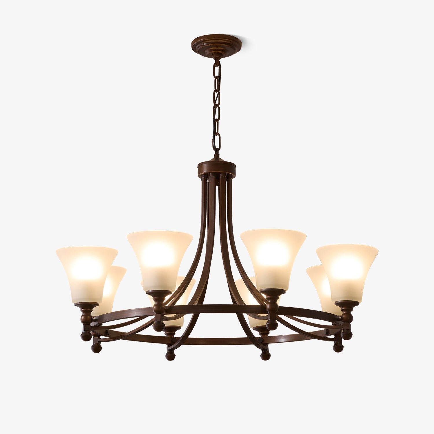 Celestine Traditional Elegance Vintage Glow Chandelier-Neutral Decor