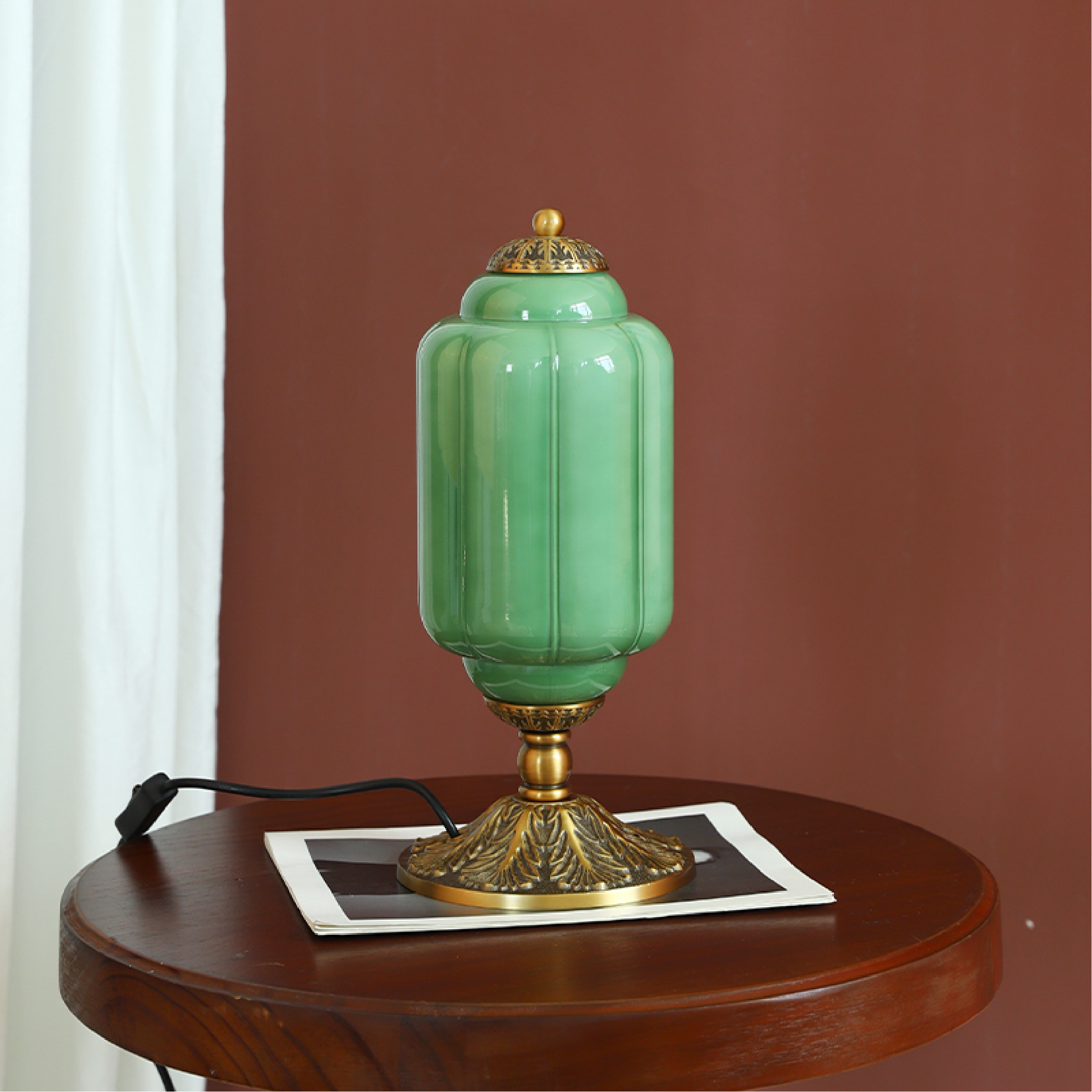 Celestine Lantern Table Lamp-Neutral Decor