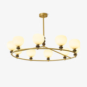 Nydoriel Premium Nordic Art Brass Wood Chandelier-Neutral Decor