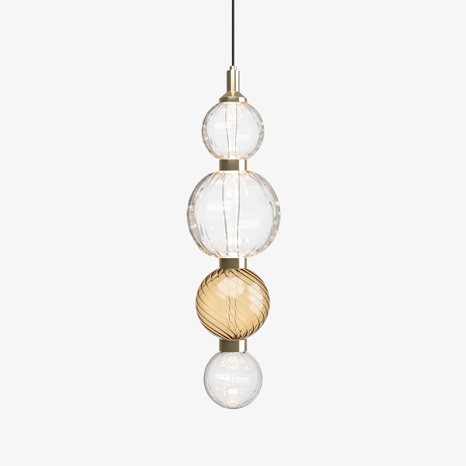 Tahl Globe Pendant Lamp-Neutral Decor