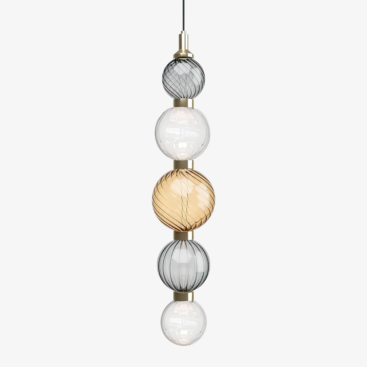 Tahl Globe Pendant Lamp-Neutral Decor