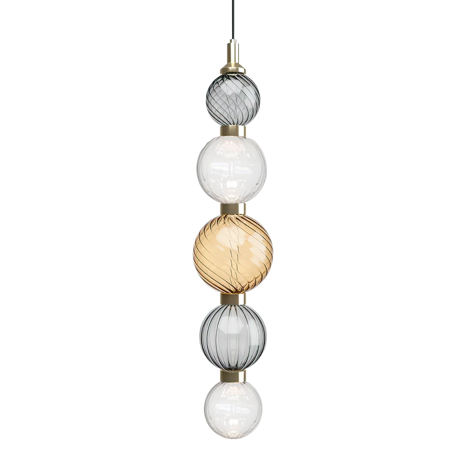 Tahl Globe Pendant Lamp-Neutral Decor