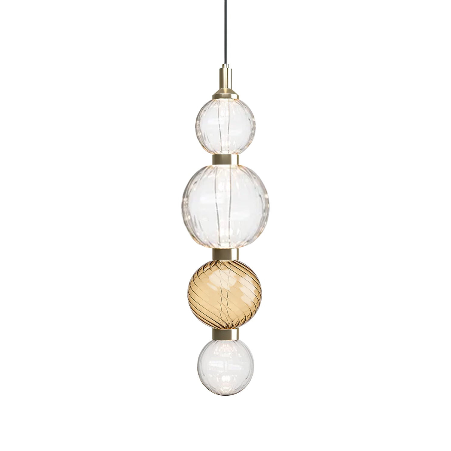 Tahl Globe Pendant Lamp-Neutral Decor