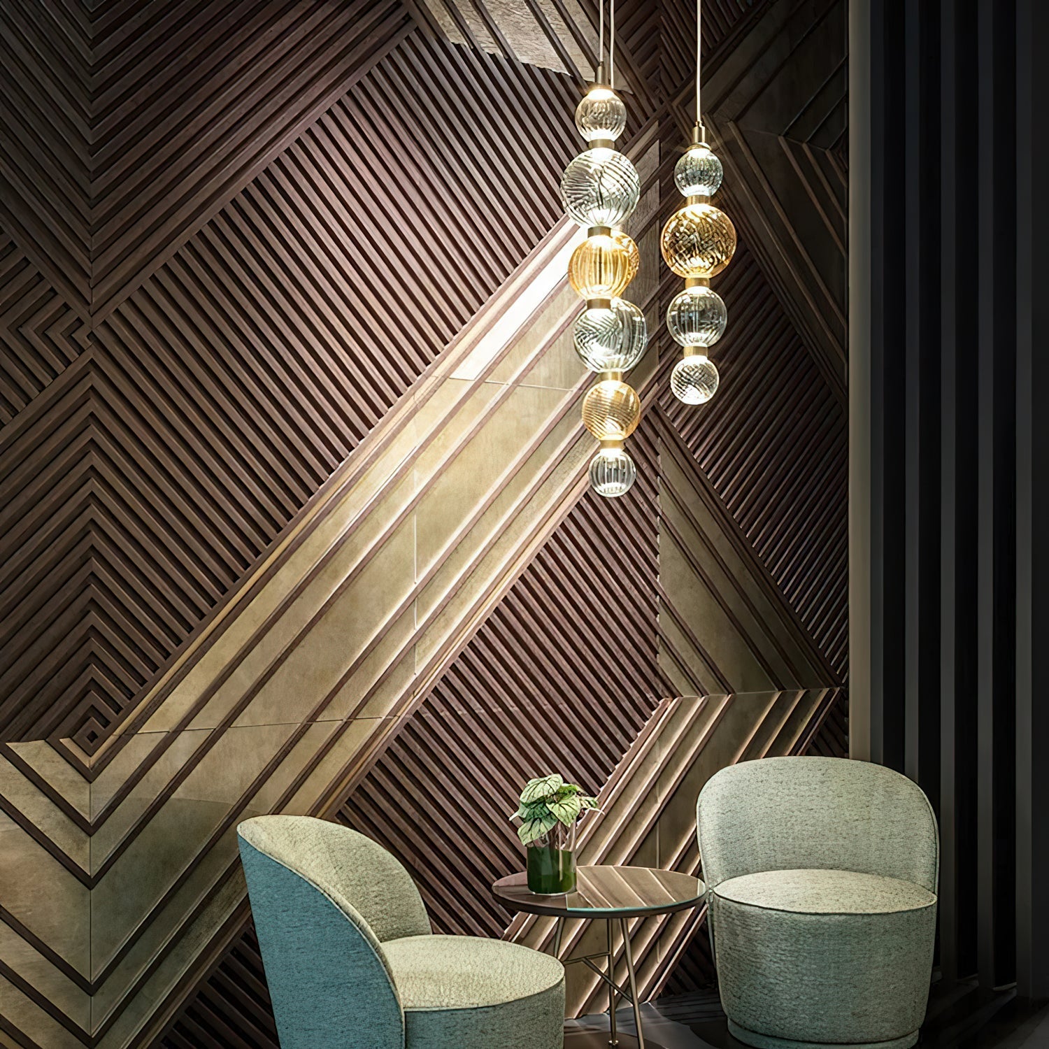 Tahl Globe Pendant Lamp-Neutral Decor