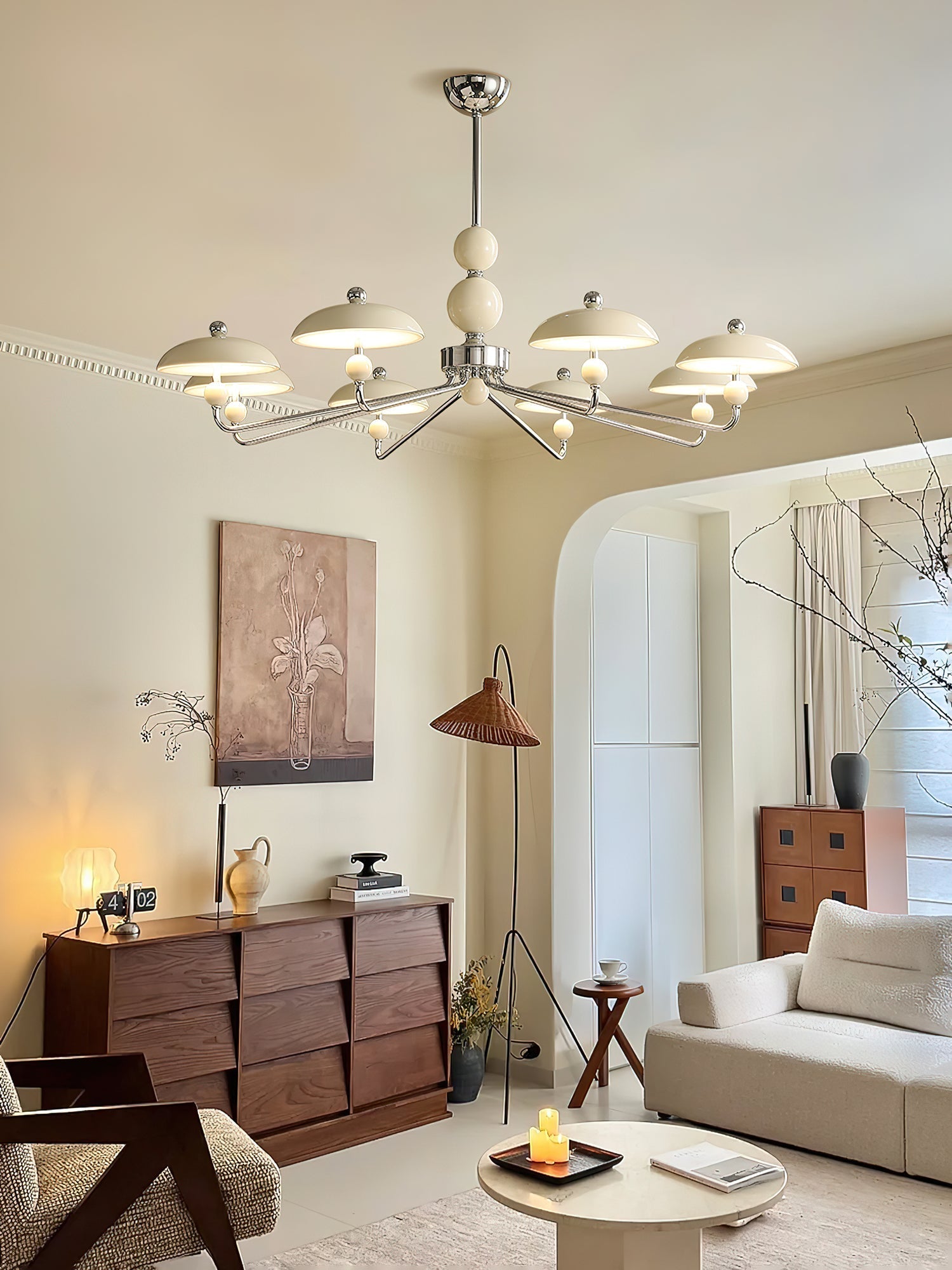 Nisryn Chandelie-Neutral Decor