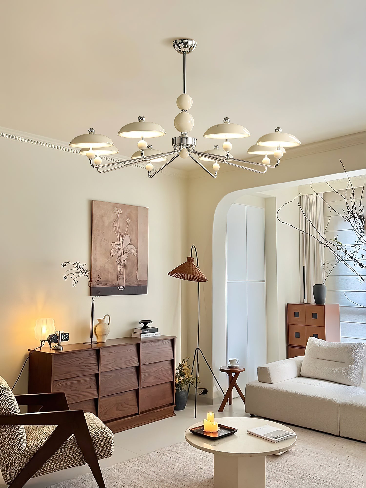 Nisryn Chandelie-Neutral Decor