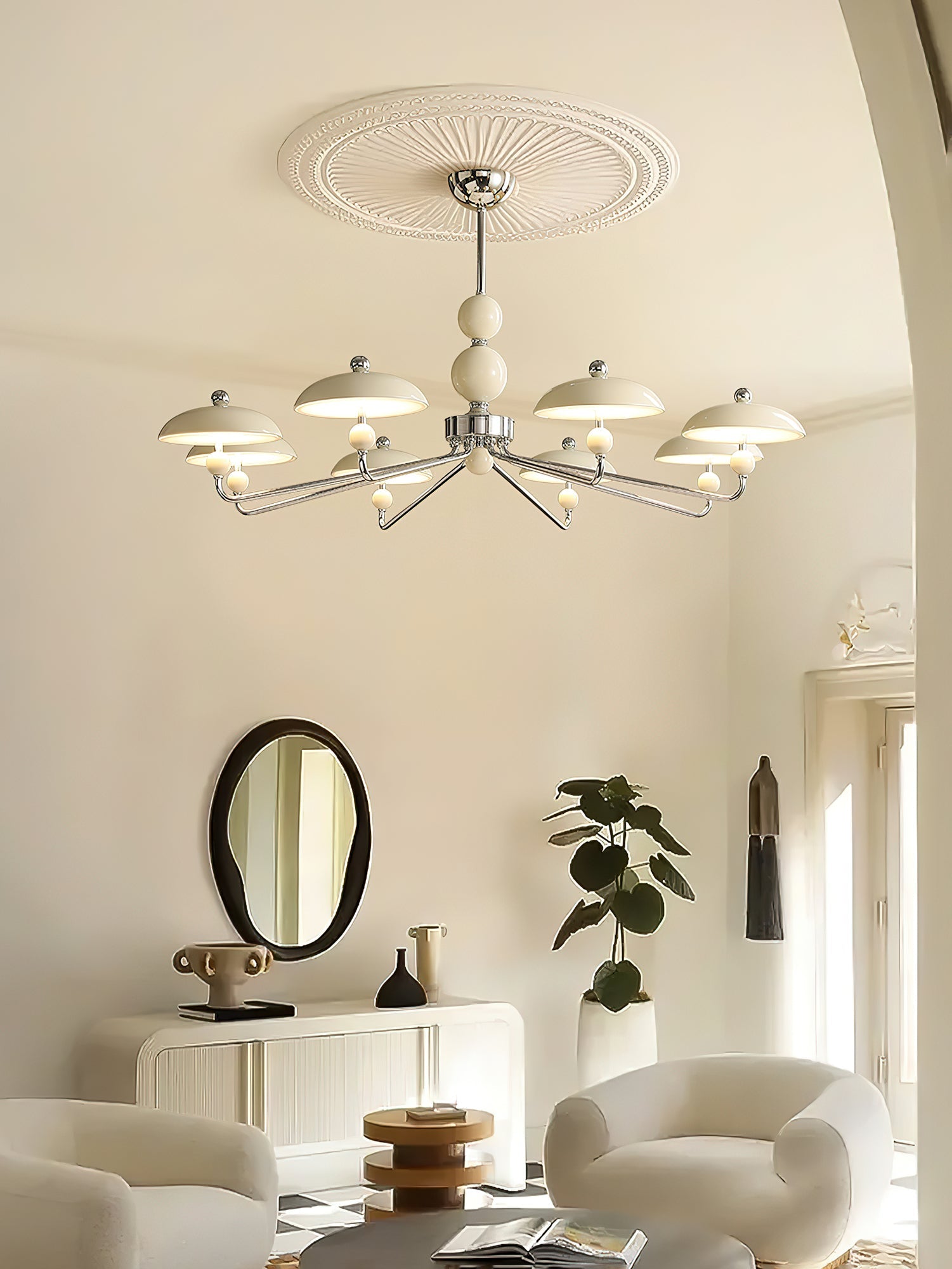 Nisryn Chandelie-Neutral Decor