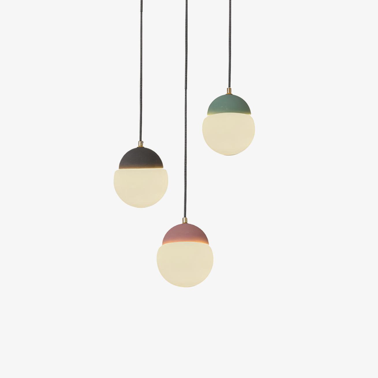 Ilraearis Glass Pendant Light-Neutral Decor