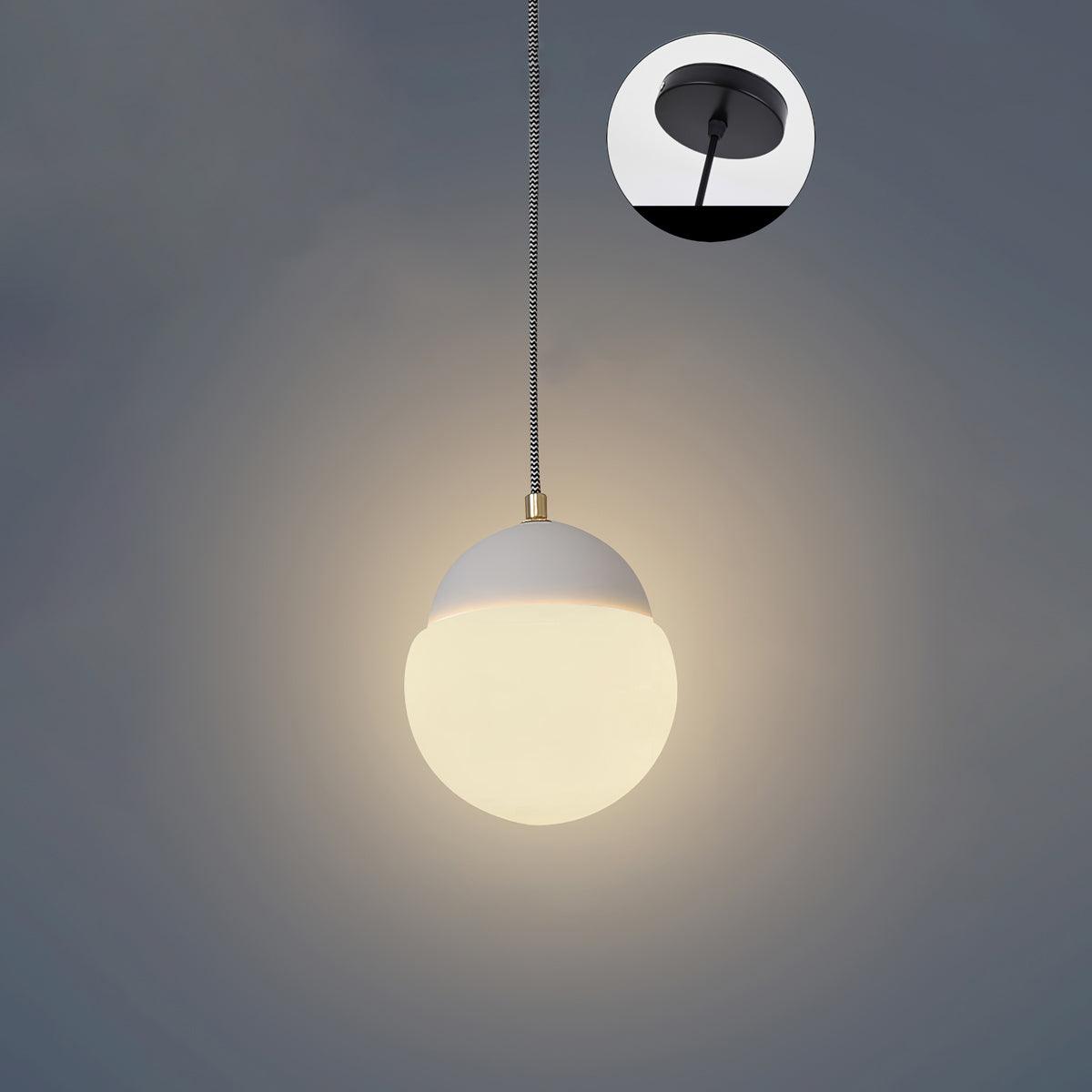 Ilraearis Glass Pendant Light-Neutral Decor