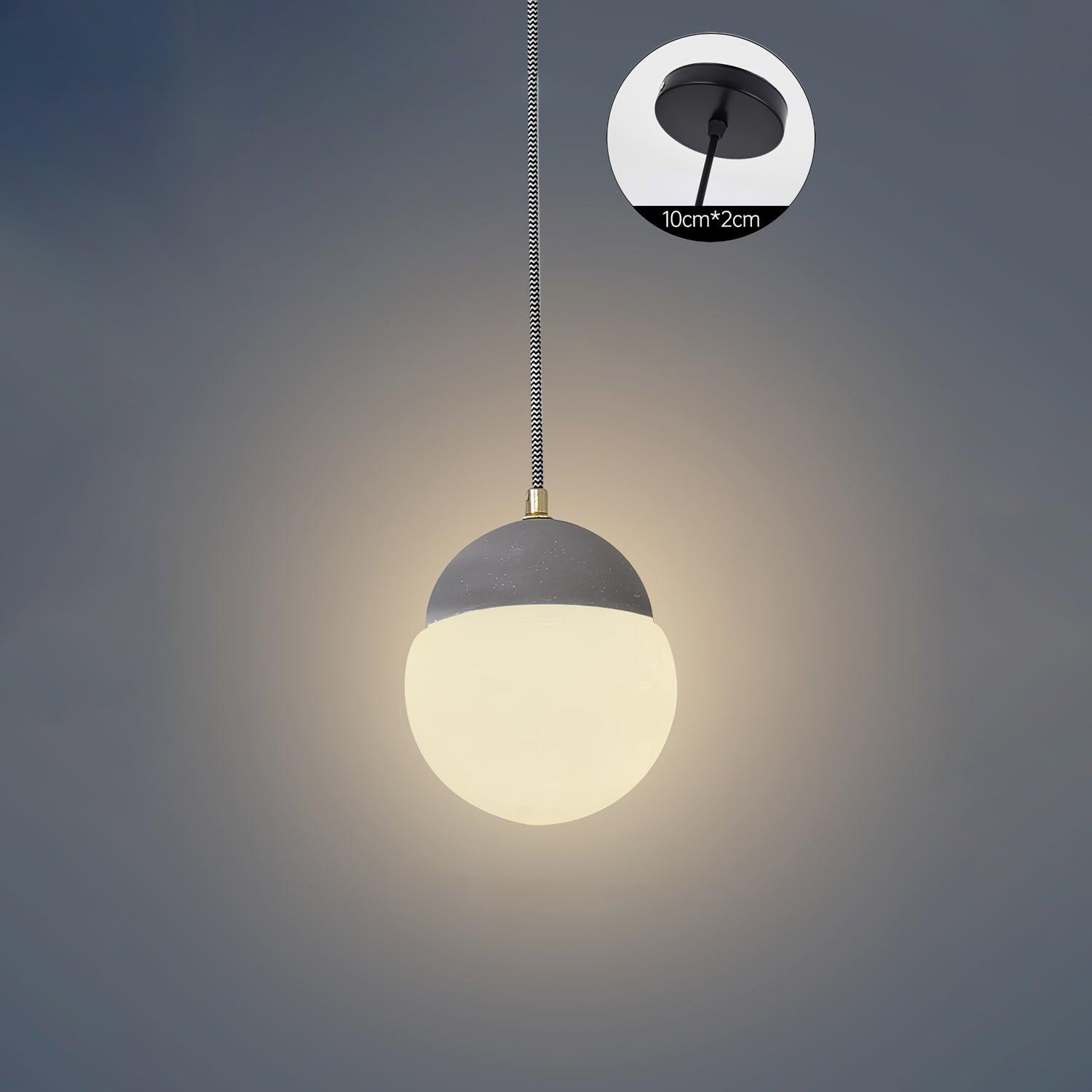Ilraearis Glass Pendant Light-Neutral Decor